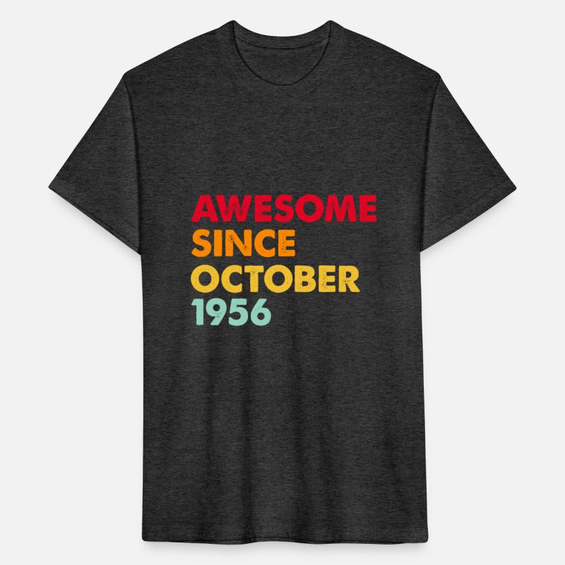 Awesome Since october 1956 66th Birthday Gifts