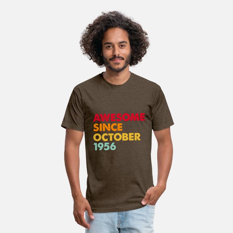 Awesome Since october 1956 66th Birthday Gifts