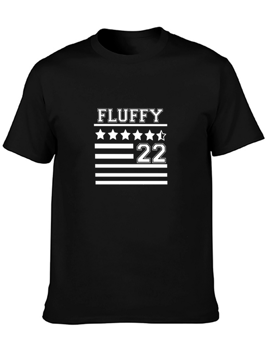 Fluffy 22 Graphic T-Shirt - Black Cotton Tee