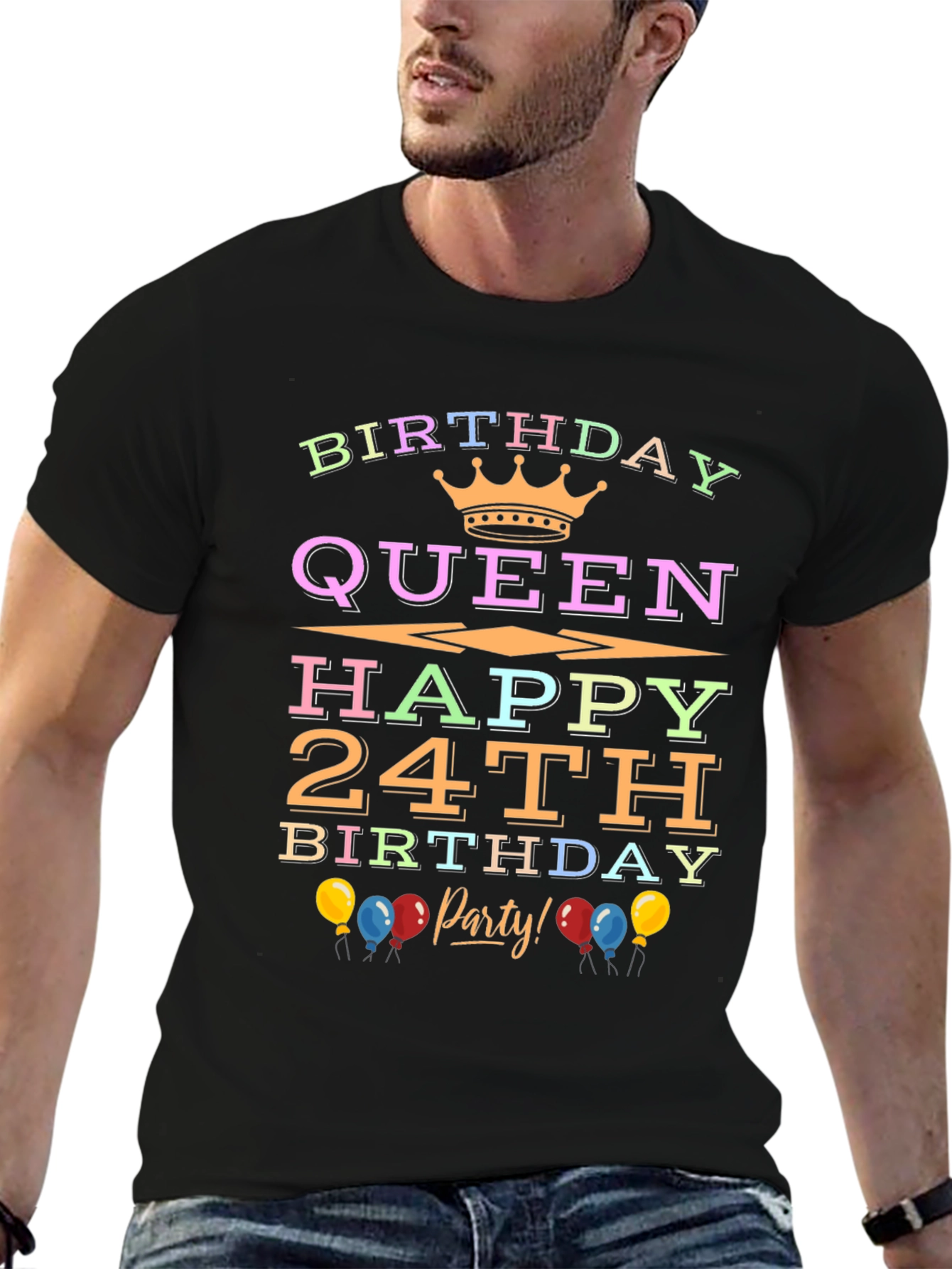 Birthday Queen 24th Party T-Shirt