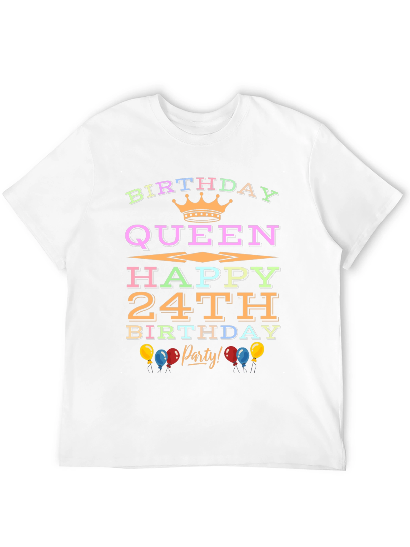 Birthday Queen 24th Party T-Shirt