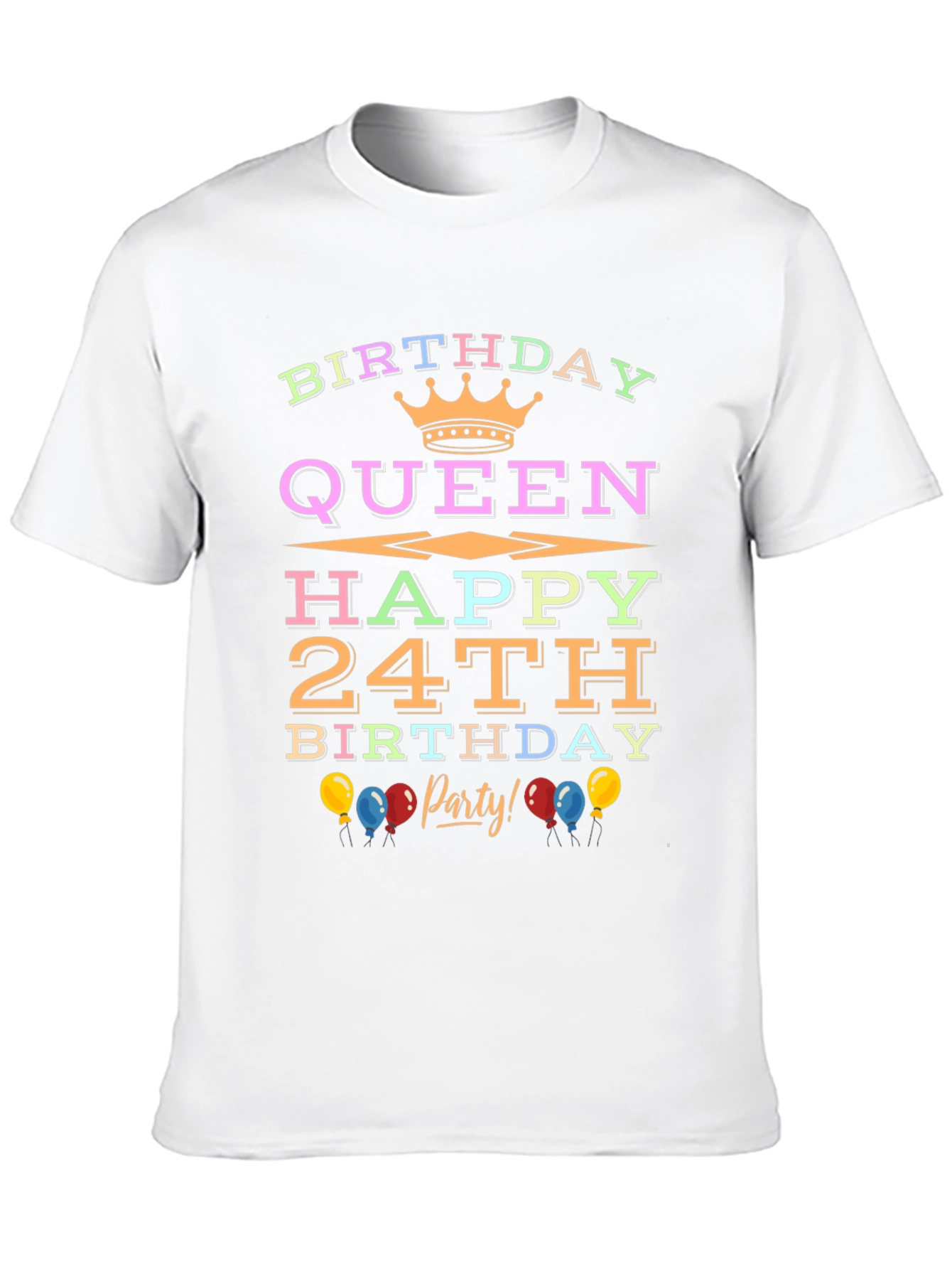 Birthday Queen 24th Party T-Shirt