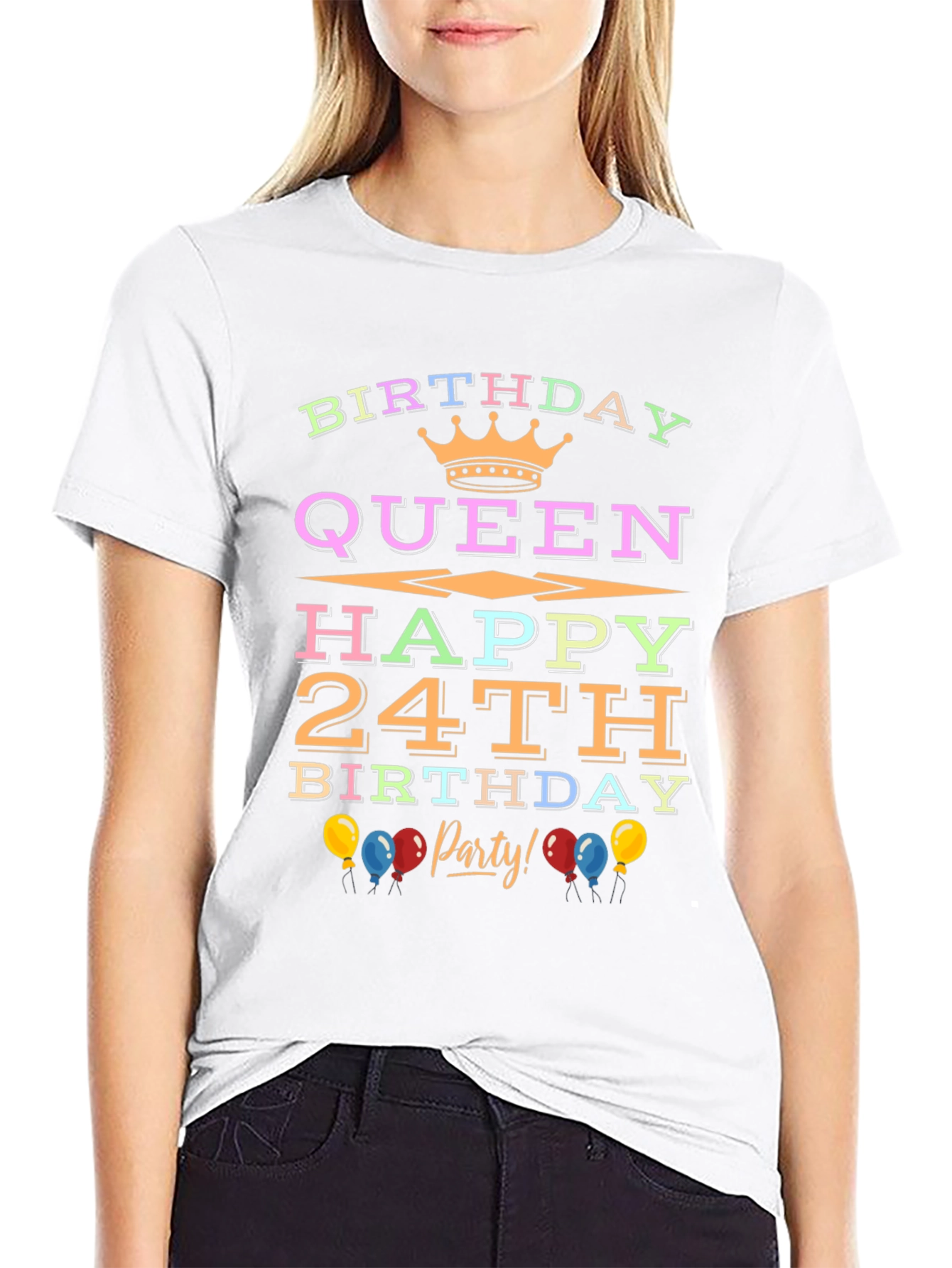 Birthday Queen 24th Party T-Shirt