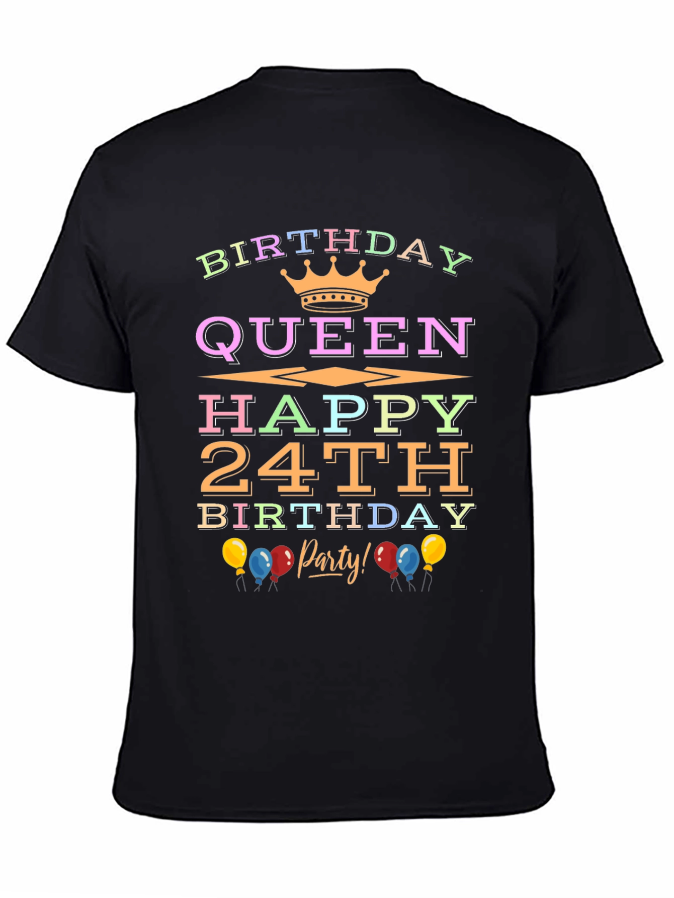 Birthday Queen 24th Party T-Shirt