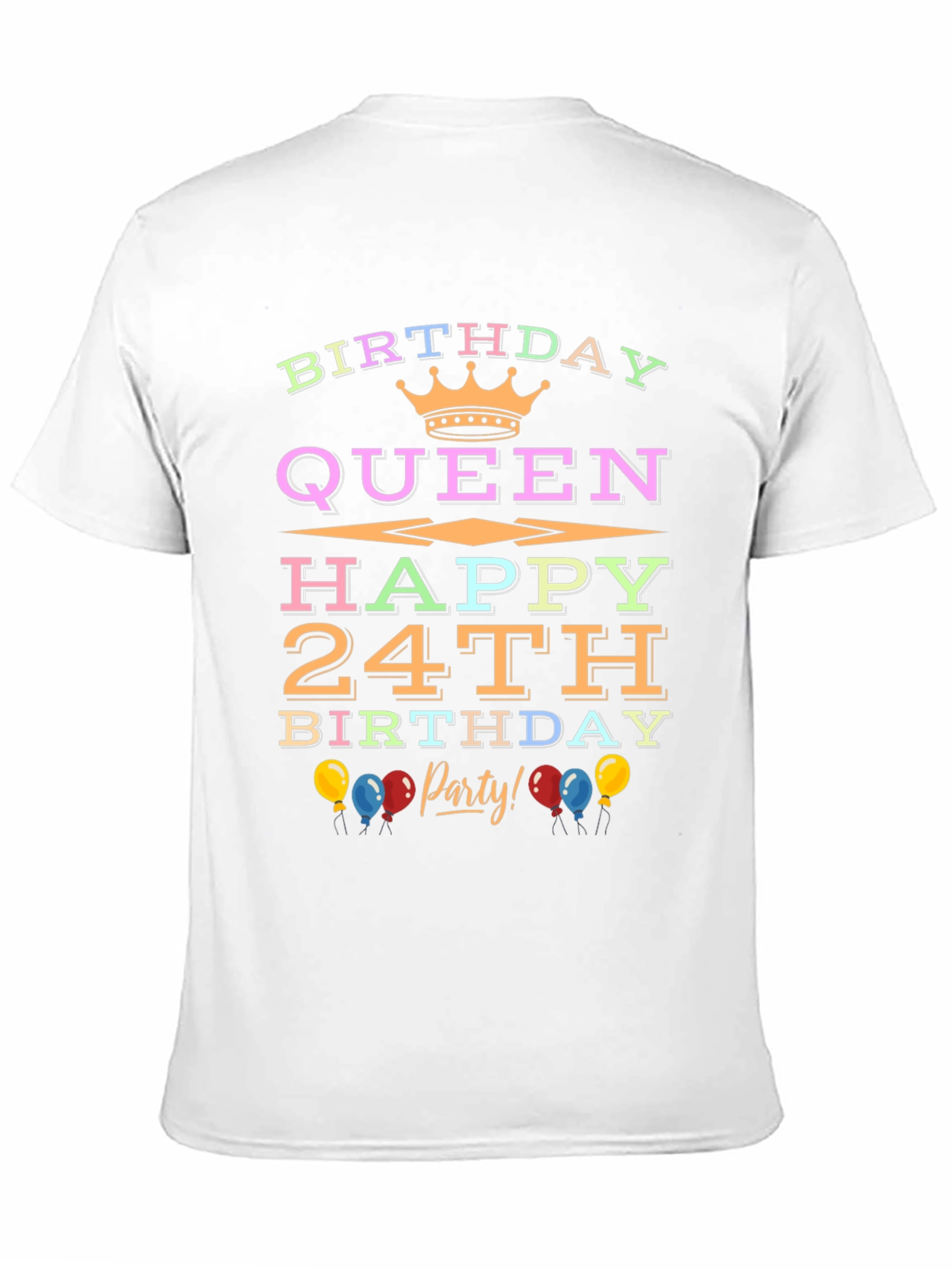 Birthday Queen 24th Party T-Shirt