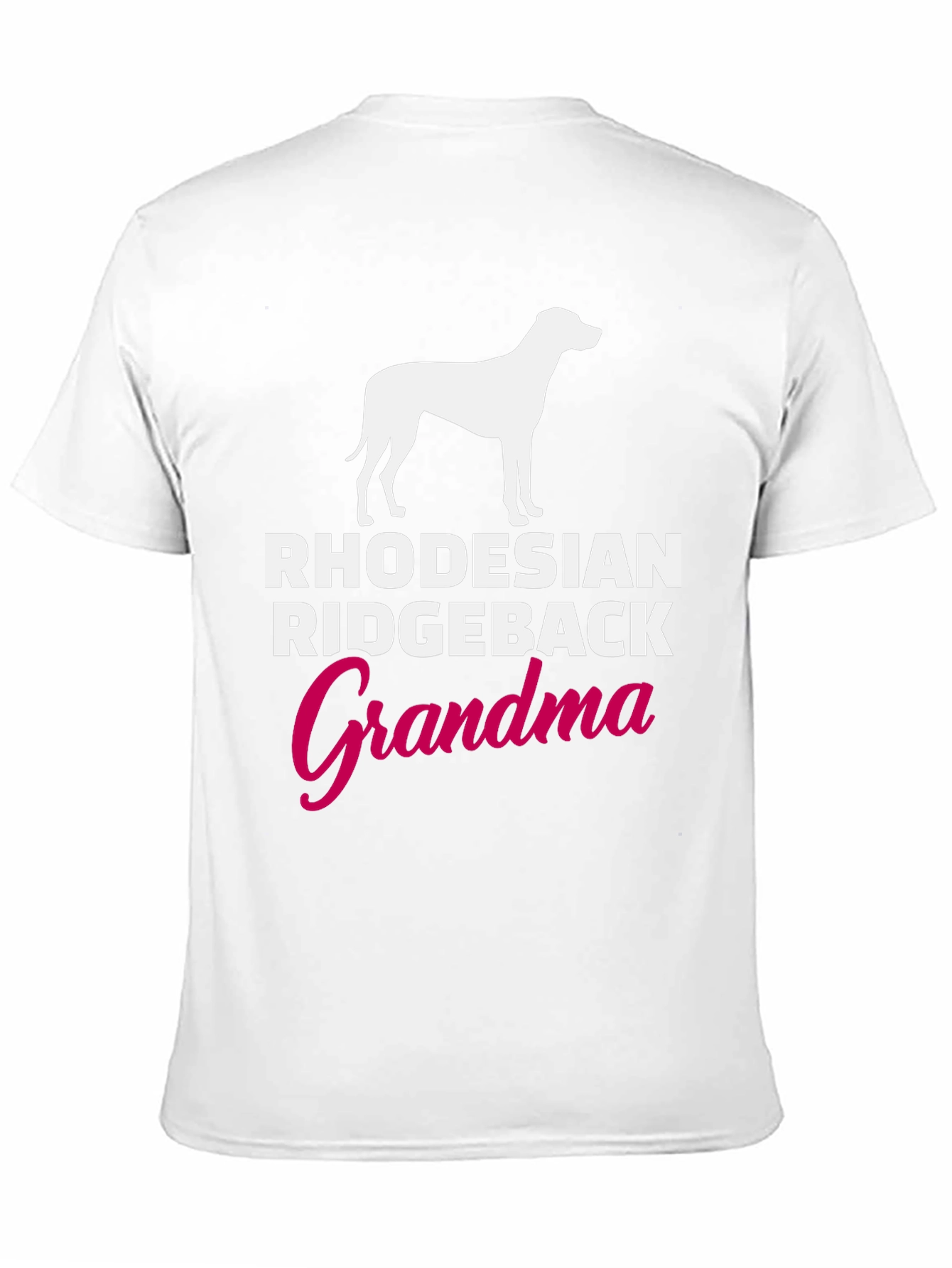 Rhodesian Ridgeback Grandma T-Shirt - Dog Lover Gift