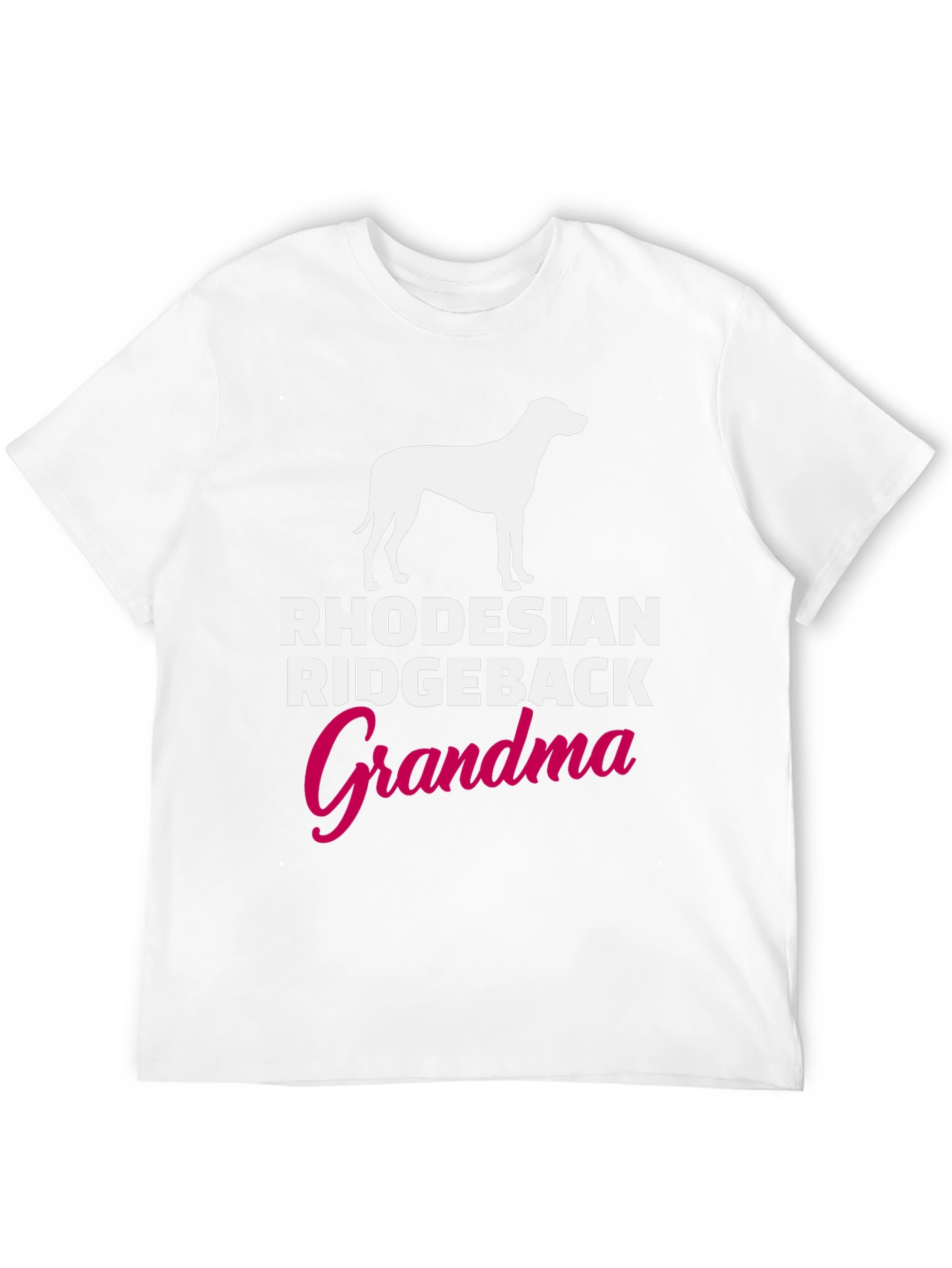 Rhodesian Ridgeback Grandma T-Shirt - Dog Lover Gift
