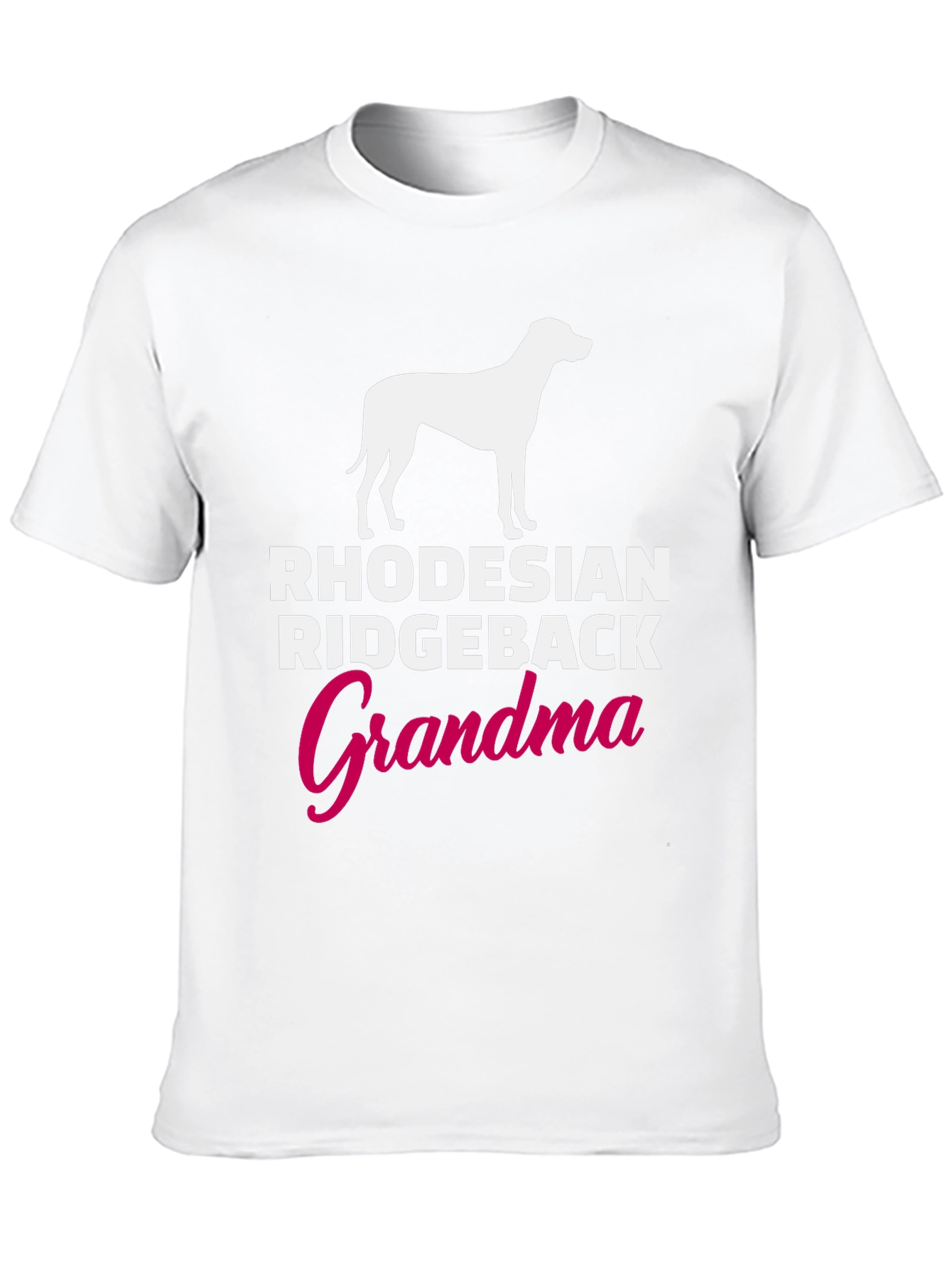 Rhodesian Ridgeback Grandma T-Shirt - Dog Lover Gift