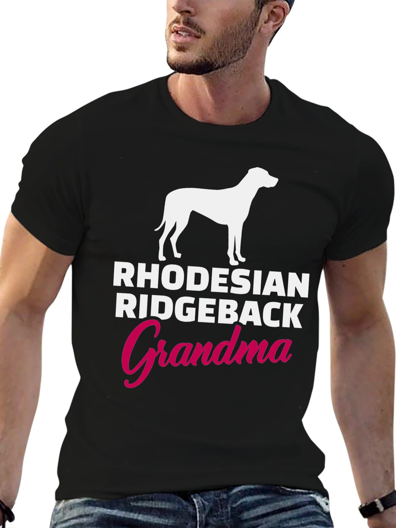 Rhodesian Ridgeback Grandma T-Shirt - Dog Lover Gift