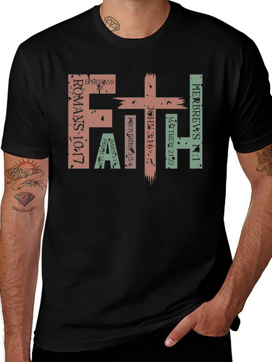 Faith-Inspired T-Shirt: Bible Verses & Christian Design