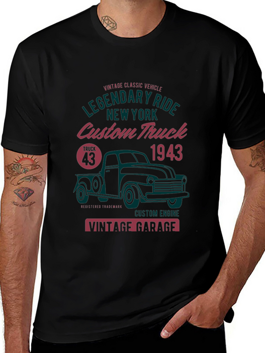 Vintage 1943 Custom Truck T-Shirt - Legendary Ride