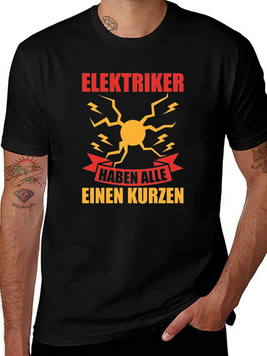 Electrician Humor T-Shirt - Short Circuit Fun