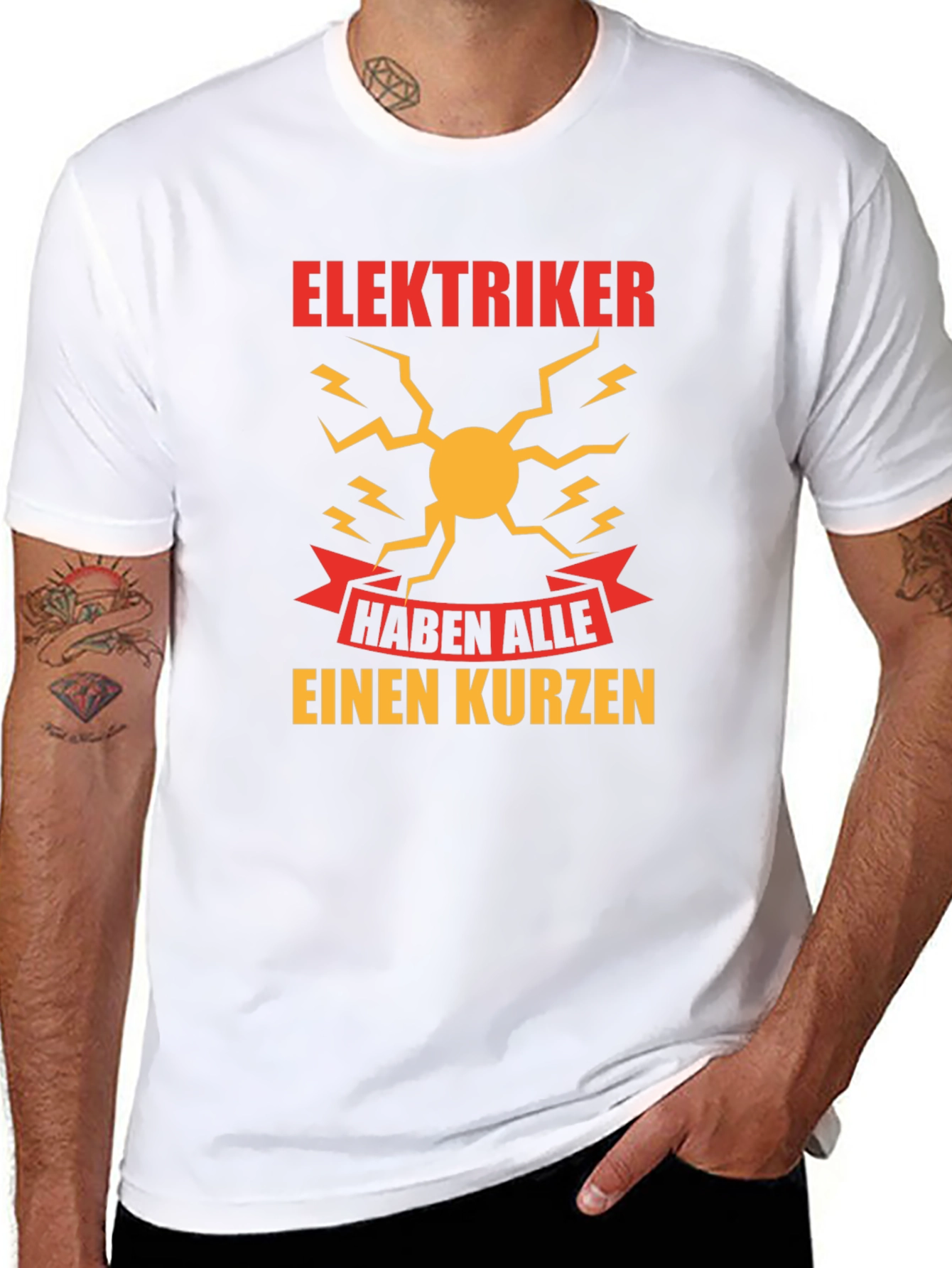 Electrician Humor T-Shirt - Short Circuit Fun