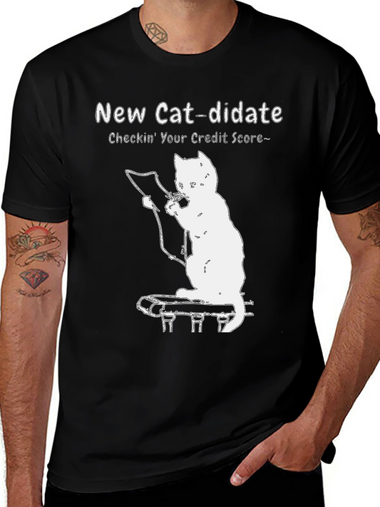New Cat-didate Credit Score Tee