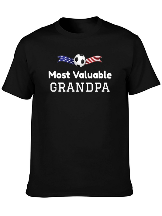 Most Valuable Grandpa Soccer T-Shirt
