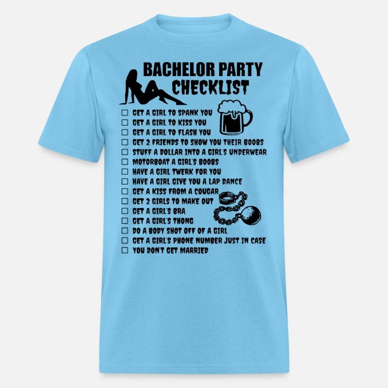 bachelor party checklist friend
