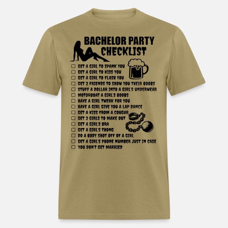 bachelor party checklist friend