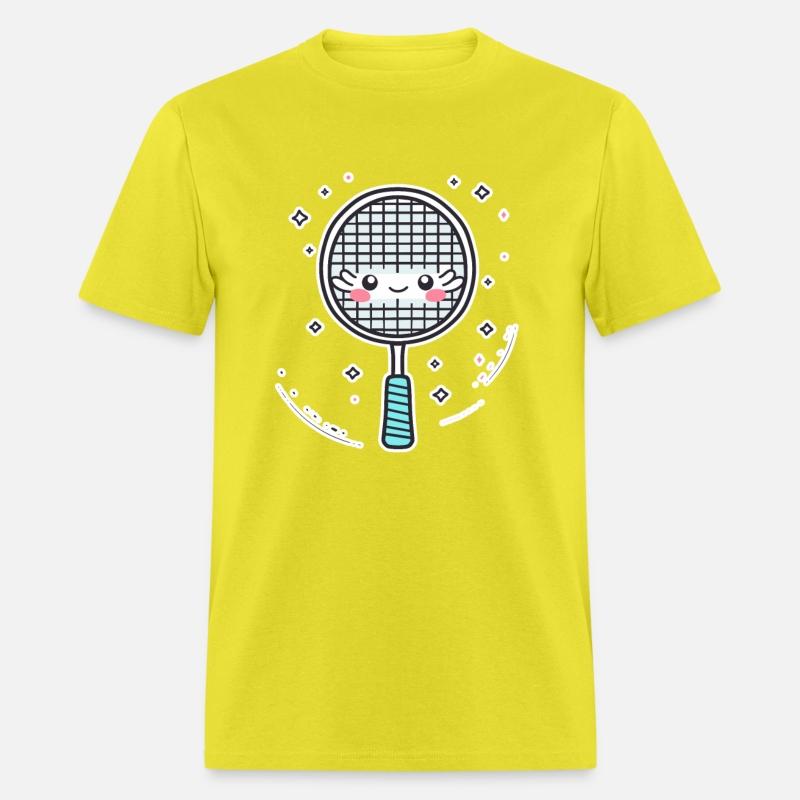 Badminton Racket Comic Look