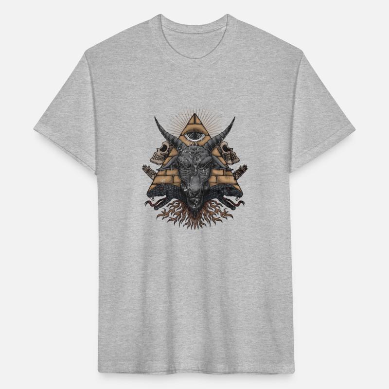 Baphomet All Seeing Eye Devil Sigil Snakes Head