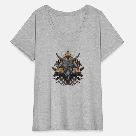 Baphomet All Seeing Eye Devil Sigil Snakes Head