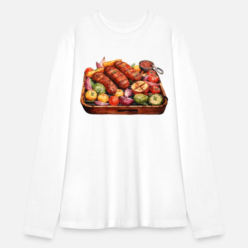 Barbequed Sausages and Veggies Platter