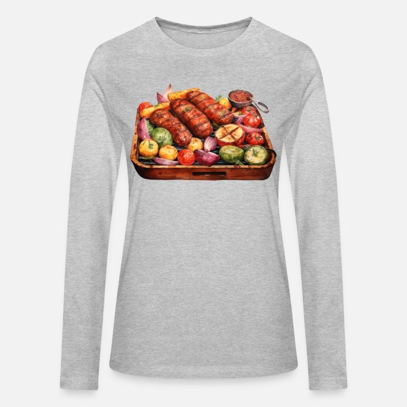 Barbequed Sausages and Veggies Platter