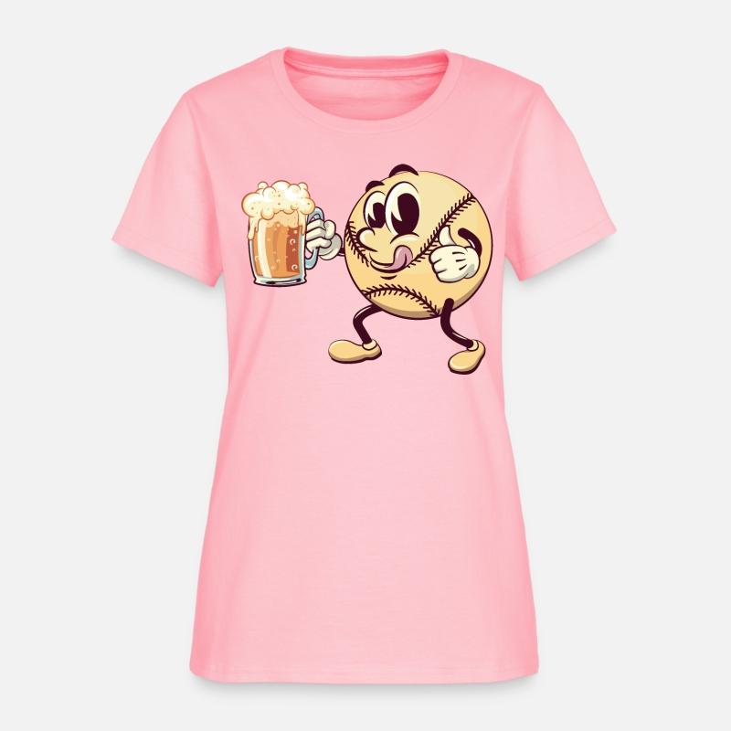baseball cartoon raising a large beer glass