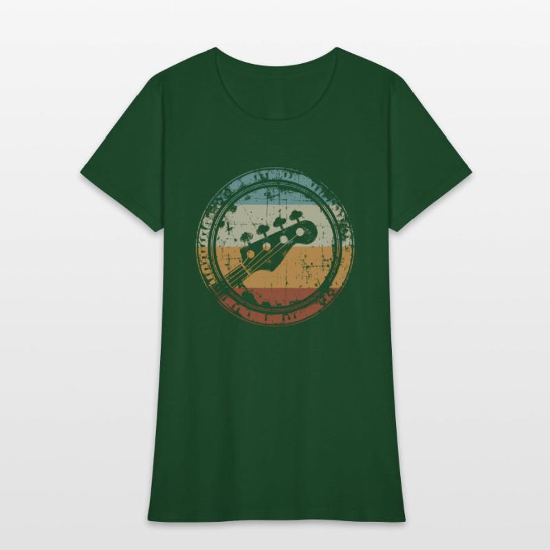 Bass Guitar Headstock For Bassist And Bass Player