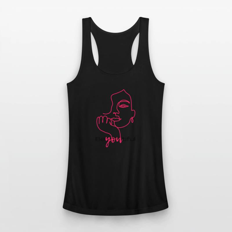 Be You Beautiful Feminine T Shirt Design