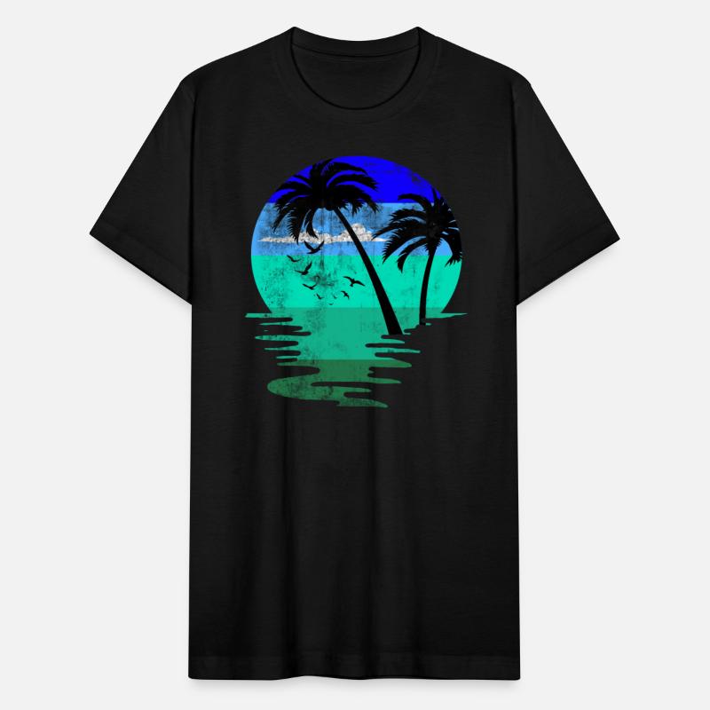 beach island palm tress holiday sun beachball