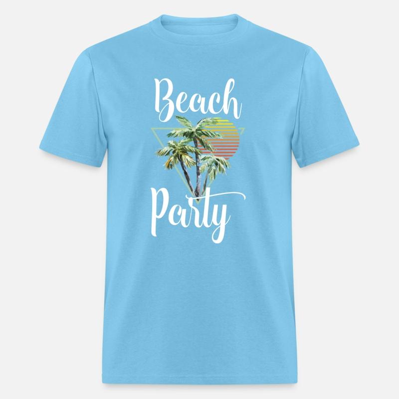 Beach Palm Trees Surfing Beautiful