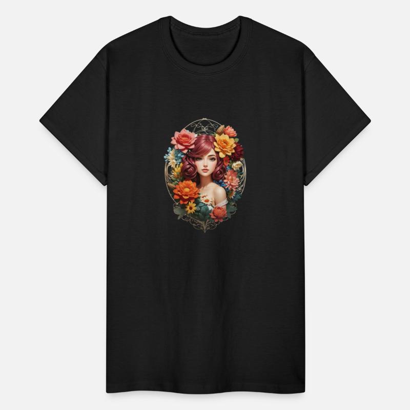 Beautiful Girl Crocheting Flower Business