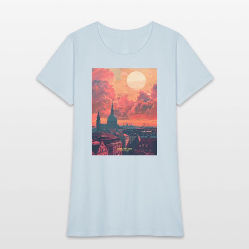 Beautiful View of Copenhagen Denmark