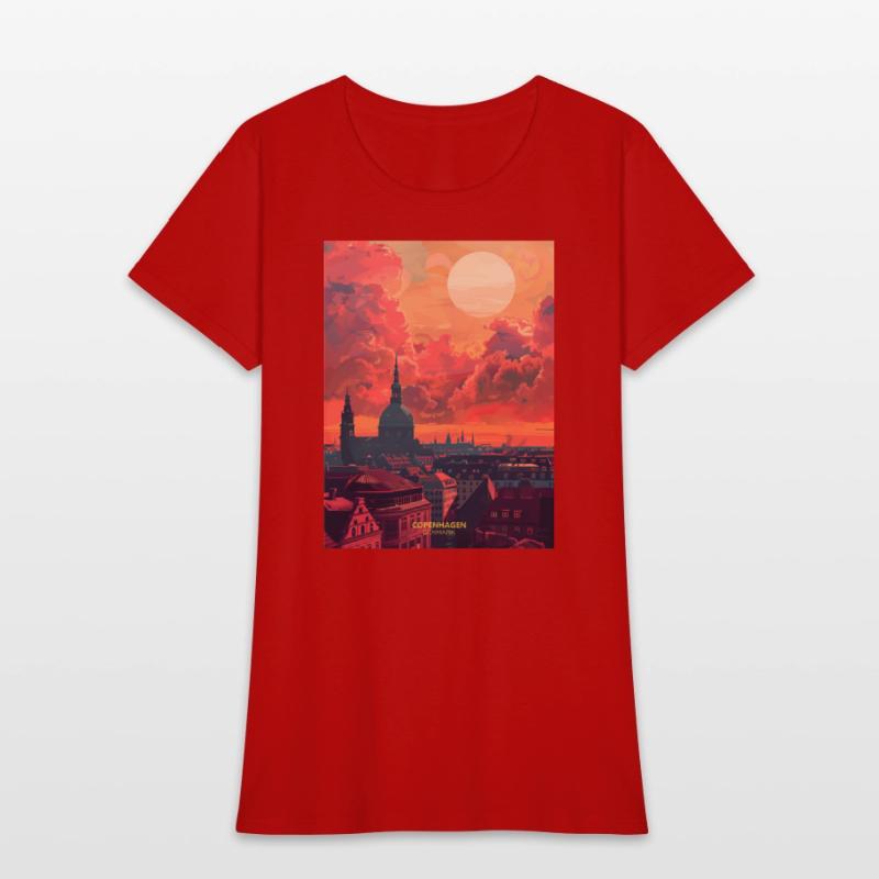 Beautiful View of Copenhagen Denmark