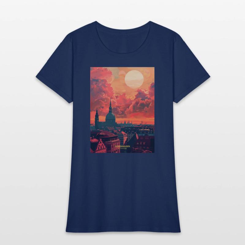 Beautiful View of Copenhagen Denmark