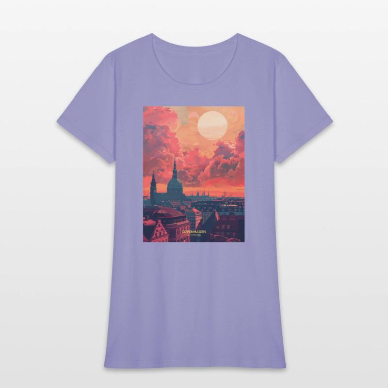 Beautiful View of Copenhagen Denmark