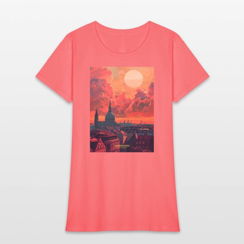 Beautiful View of Copenhagen Denmark