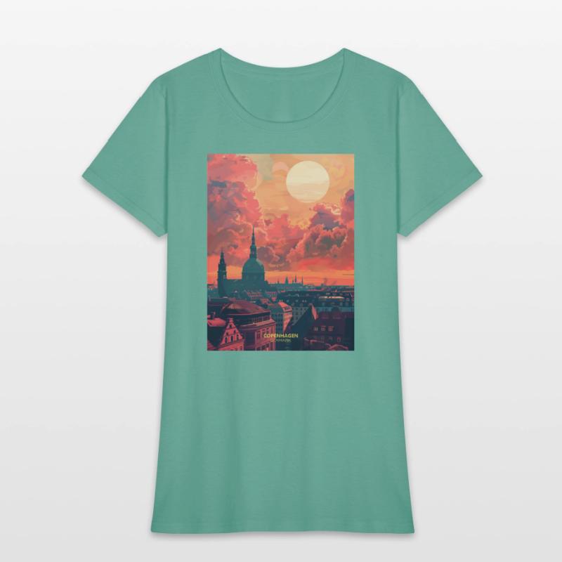 Beautiful View of Copenhagen Denmark