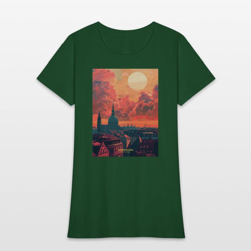 Beautiful View of Copenhagen Denmark