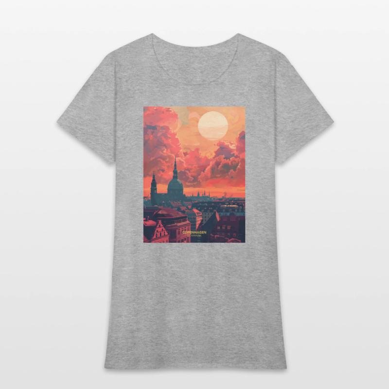 Beautiful View of Copenhagen Denmark