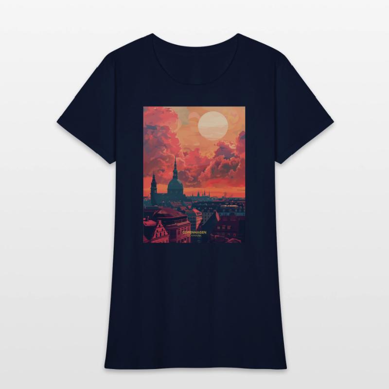 Beautiful View of Copenhagen Denmark