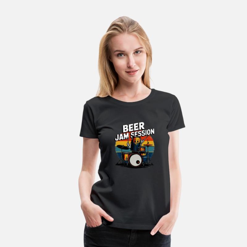 Beer Jam Session T-shirt - Fun Beer Graphic