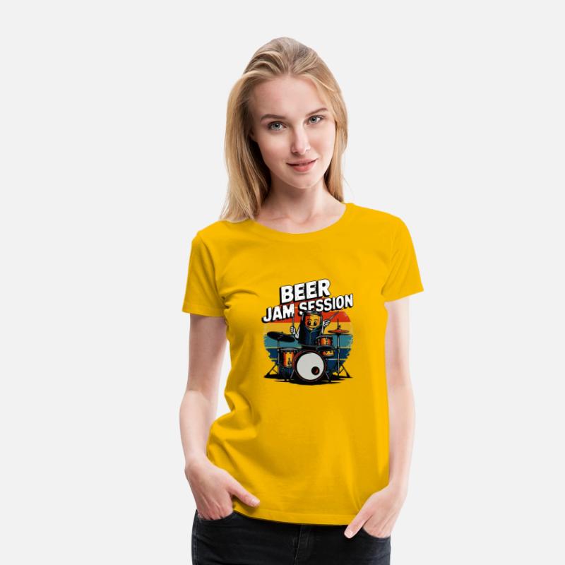 Beer Jam Session T-shirt - Fun Beer Graphic