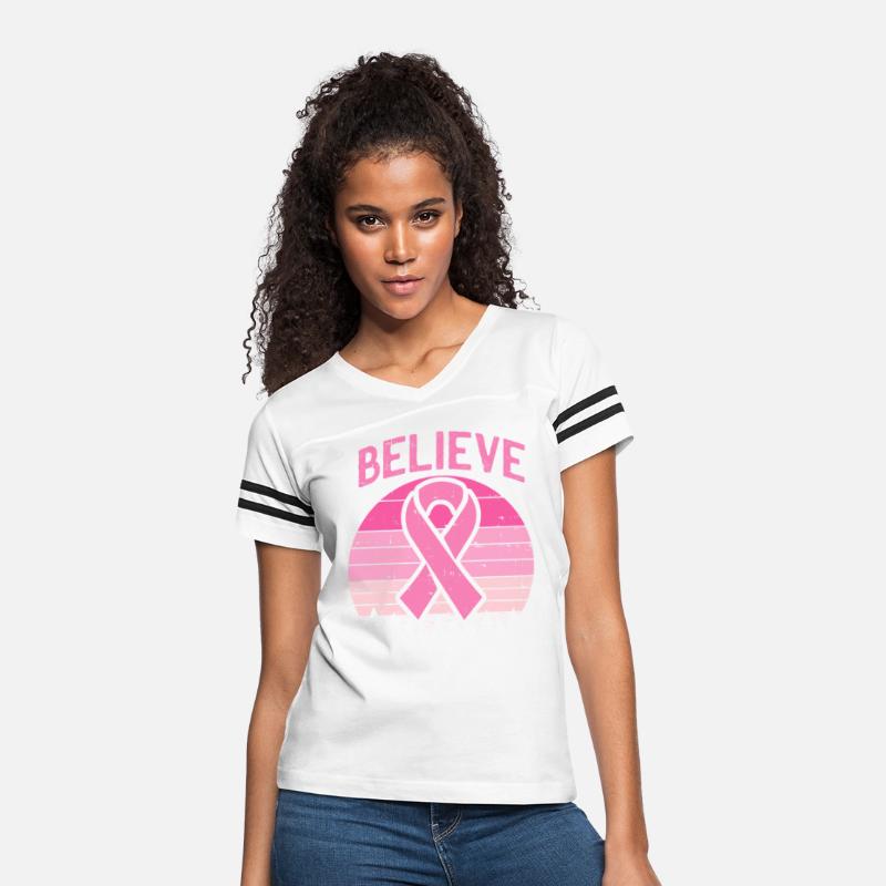 Believe Breast Cancer Awareness Pink Ribbon