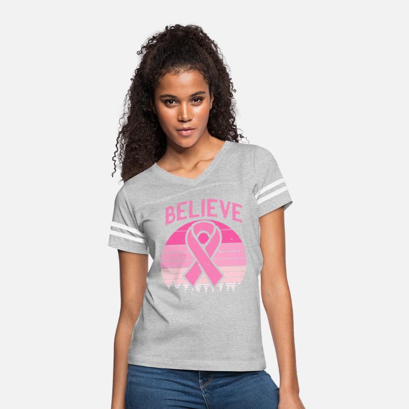 Believe Breast Cancer Awareness Pink Ribbon