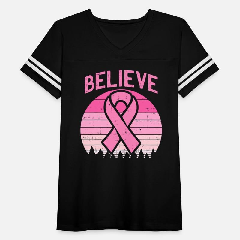 Believe Breast Cancer Awareness Pink Ribbon