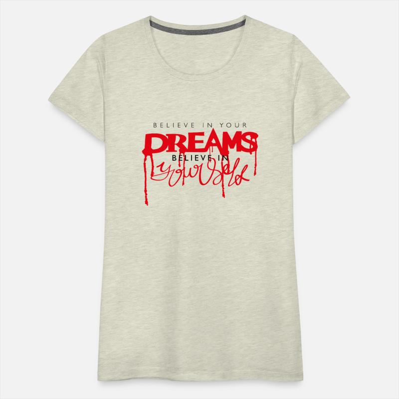 "Believe in Your Dreams – Drip & Script Fusion Des