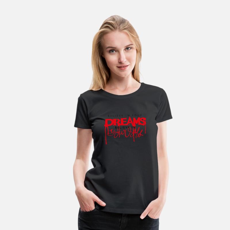 "Believe in Your Dreams – Drip & Script Fusion Des