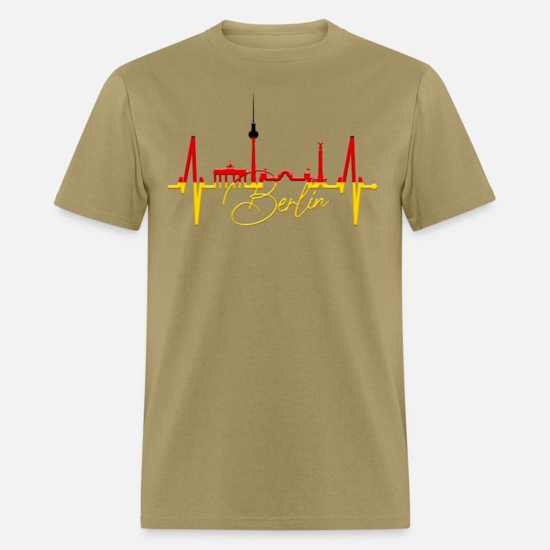 Berlin Skyline Heartbeat Germany Fan I Love Berlin