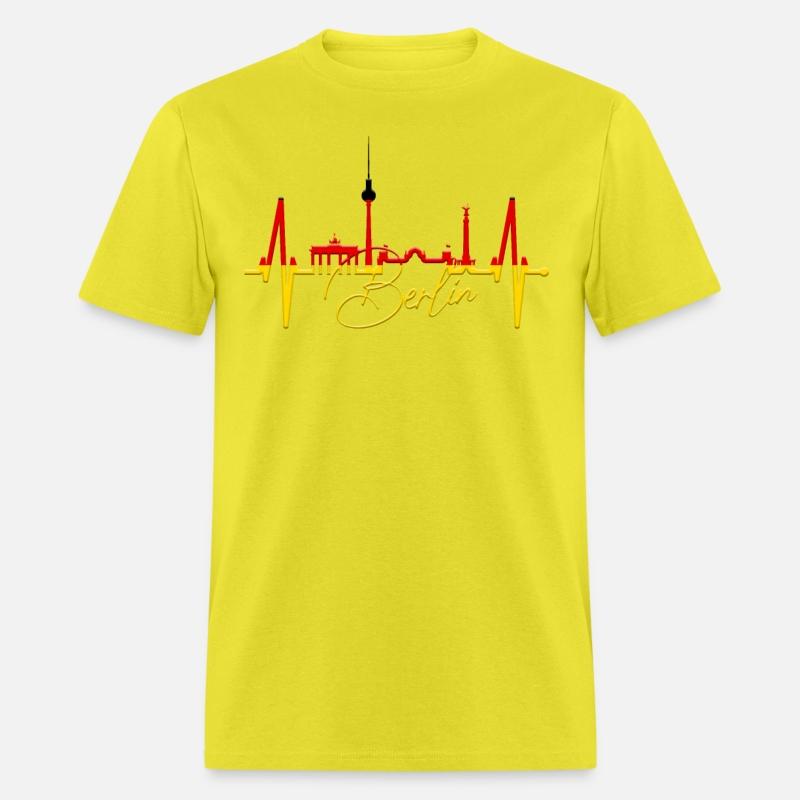 Berlin Skyline Heartbeat Germany Fan I Love Berlin